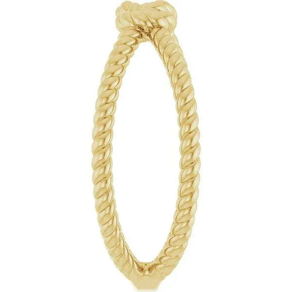 Rope Knot Ring Image 4 James Wolf Jewelers Mason, OH