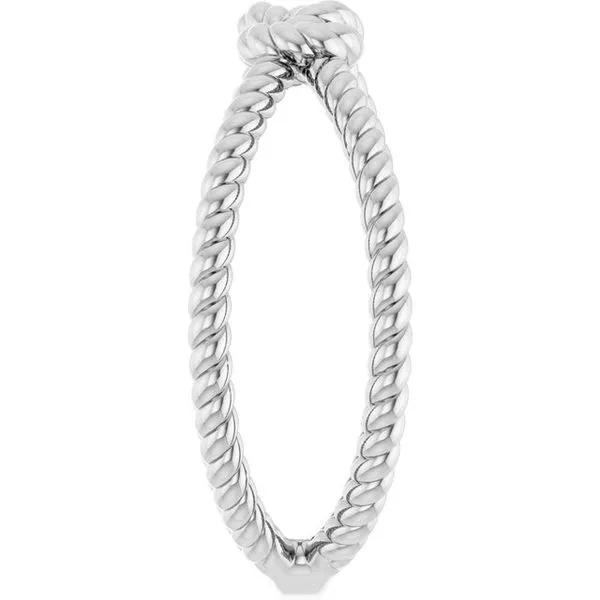 Rope Knot Ring Image 4 James Wolf Jewelers Mason, OH