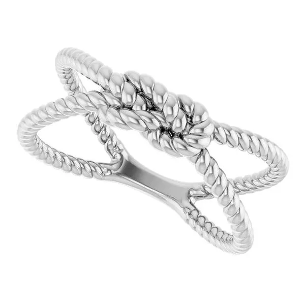 Rope Knot Ring Image 5 Milan's Jewelry Inc Sarasota, FL