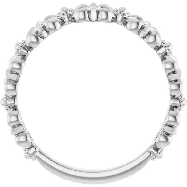 Stackable Bead Ring Image 2 Milan's Jewelry Inc Sarasota, FL