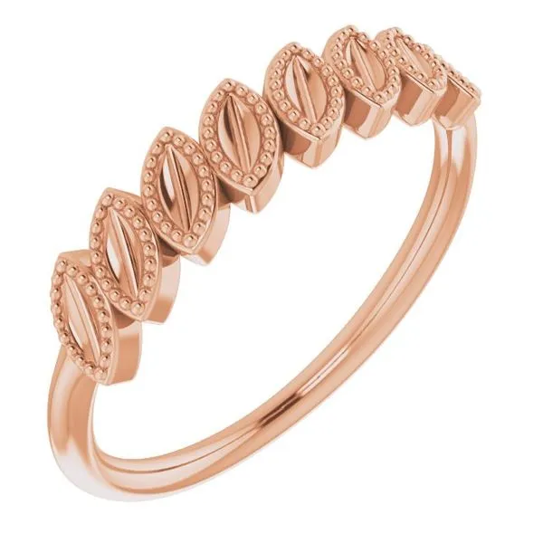 Granulated Leaf Ring James Wolf Jewelers Mason, OH