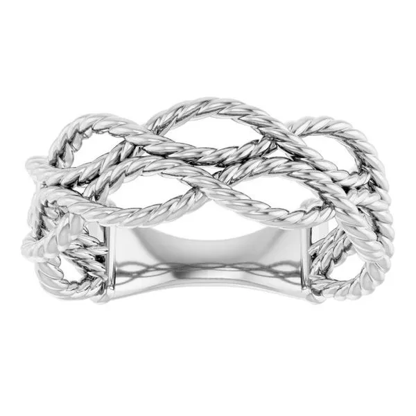 Rope Ring Image 3 James Wolf Jewelers Mason, OH
