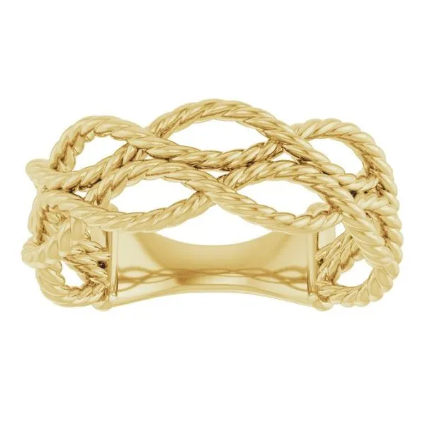 Rope Ring Image 3 Milan's Jewelry Inc Sarasota, FL