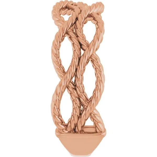 Rope Ring Image 4 James Wolf Jewelers Mason, OH