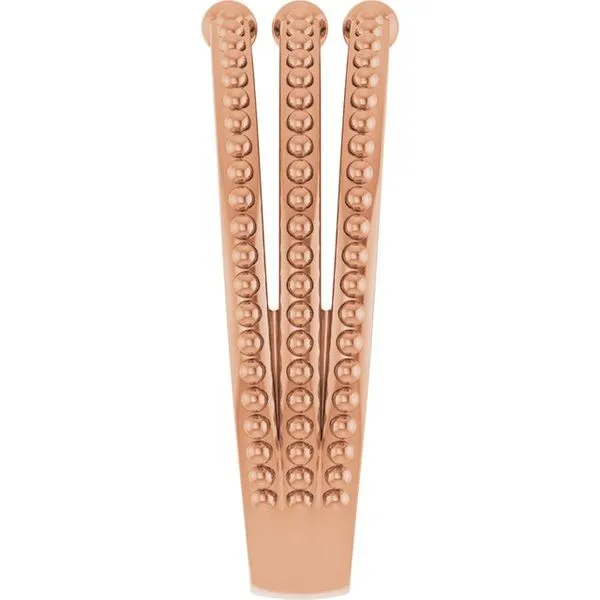 Beaded Negative Space Ring Image 4 Long Jewelers Chesapeake, VA