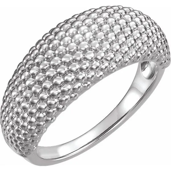 Beaded Dome Ring D'Errico Jewelry Scarsdale, NY