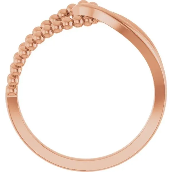 Interlocking Beaded Ring Image 2 Long Jewelers Chesapeake, VA