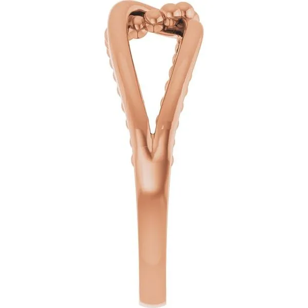 Interlocking Beaded Ring Image 4 Long Jewelers Chesapeake, VA