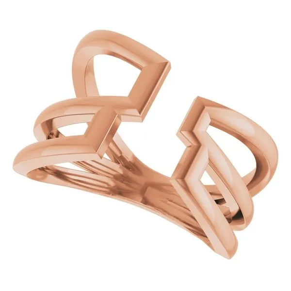 Negative Space Ring Image 5 James Wolf Jewelers Mason, OH