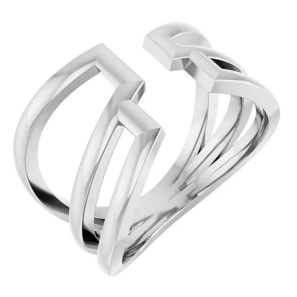 Negative Space Ring James Wolf Jewelers Mason, OH