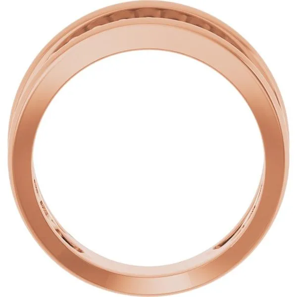 Negative Space Beaded Ring Image 2 D&M Jewelers Green Bay, WI