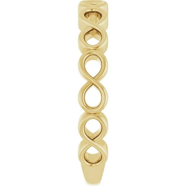 Infinity Stackable Ring Image 4 James Wolf Jewelers Mason, OH