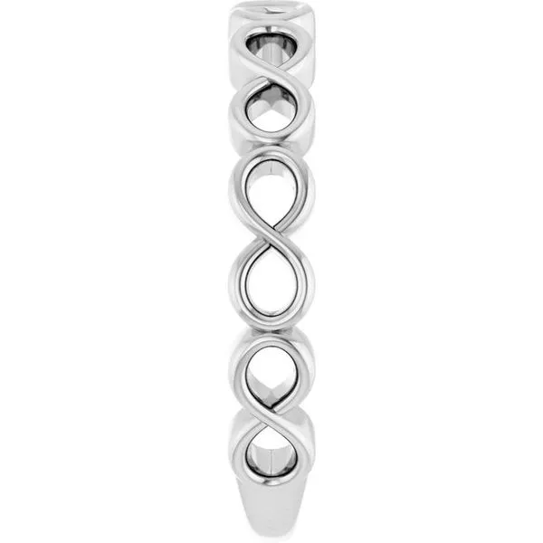 Infinity Stackable Ring Image 4 Milan's Jewelry Inc Sarasota, FL
