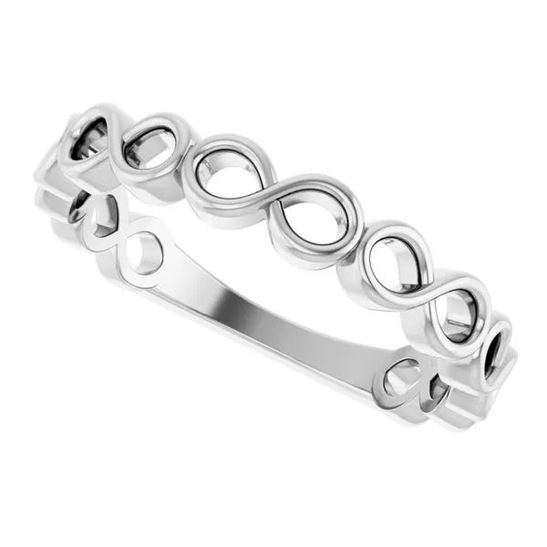 Infinity Stackable Ring Image 5 Milan's Jewelry Inc Sarasota, FL