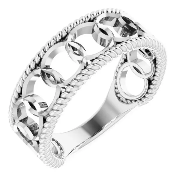 Geometric Rope Ring Leslie E. Sandler Fine Jewelry and Gemstones rockville , MD