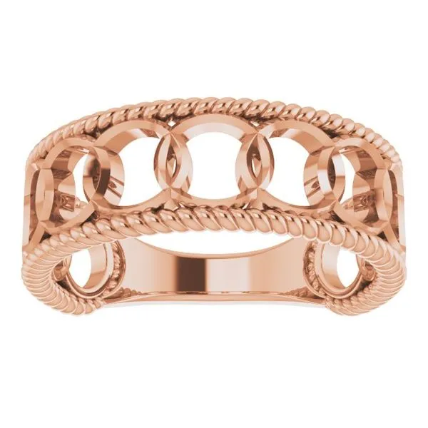Geometric Rope Ring Image 3 Long Jewelers Chesapeake, VA