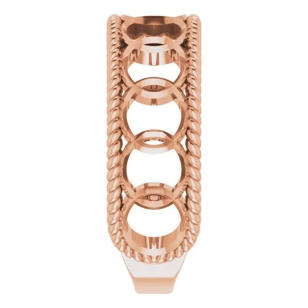 Geometric Rope Ring Image 4 Rick's Jewelers California, MD