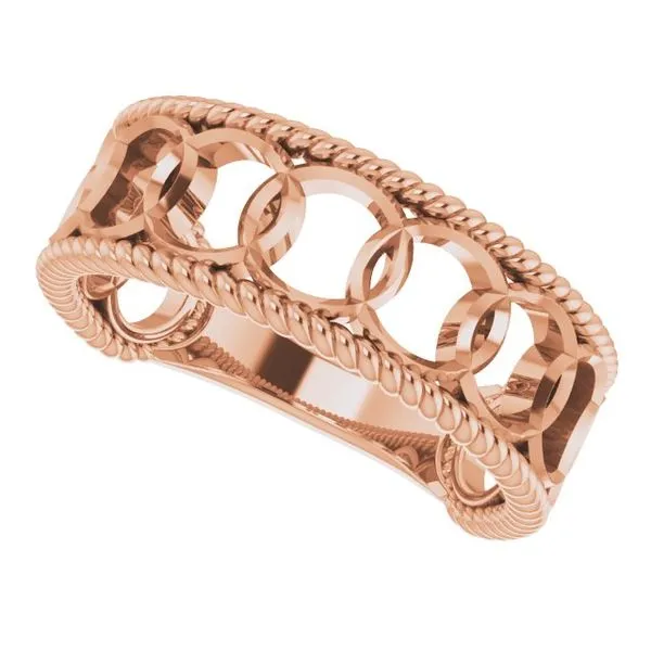 Geometric Rope Ring Image 5 Long Jewelers Chesapeake, VA