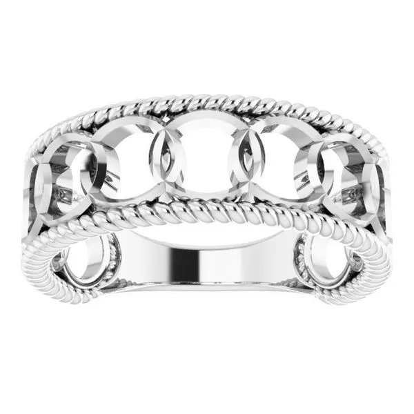 Geometric Rope Ring Image 3 James Wolf Jewelers Mason, OH