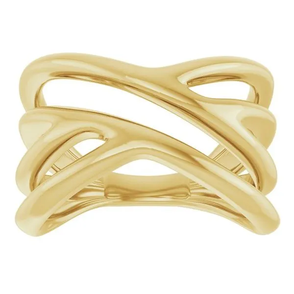 Negative Space Ring Image 3 James Wolf Jewelers Mason, OH