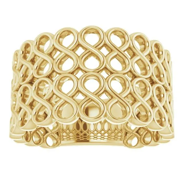 Infinity-Inspired Ring Image 3 Long Jewelers Chesapeake, VA