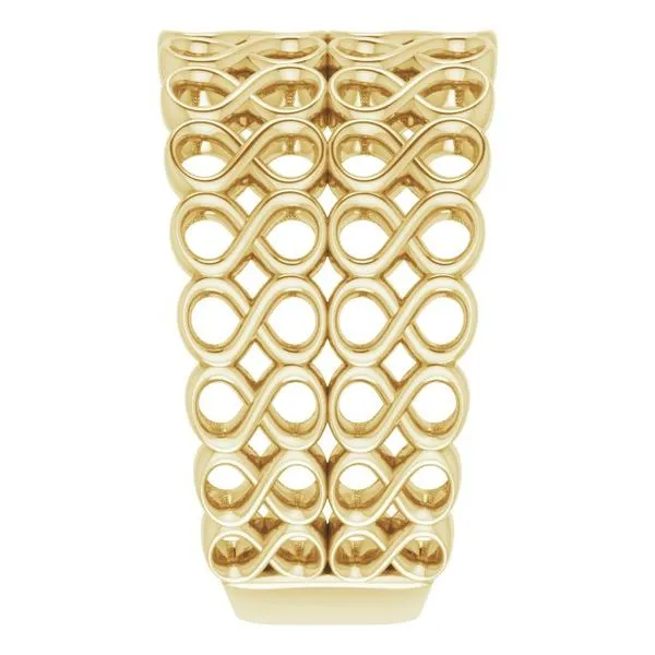 Infinity-Inspired Ring Image 4 Long Jewelers Chesapeake, VA