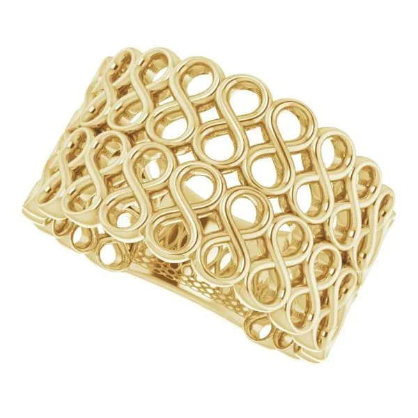 Infinity-Inspired Ring Image 5 Long Jewelers Chesapeake, VA