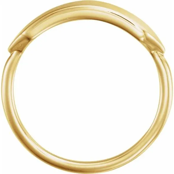 Geometric Signet Ring Image 2 James Wolf Jewelers Mason, OH