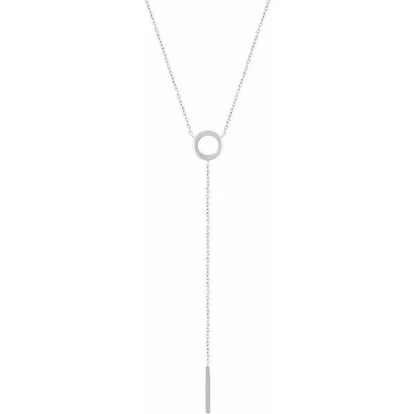 Circle & Bar Y Necklace Jerald Jewelers Latrobe, PA