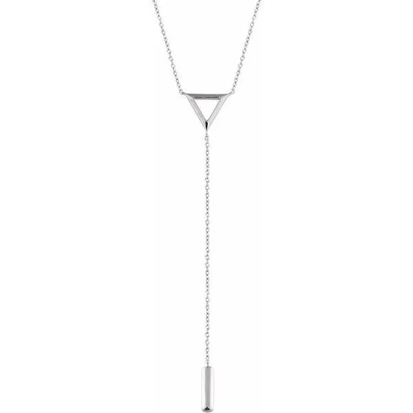 Triangle & Bar Y Necklace James Wolf Jewelers Mason, OH