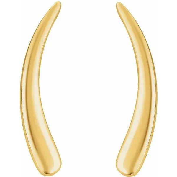 Curved Ear Climbers Image 2 Milan's Jewelry Inc Sarasota, FL