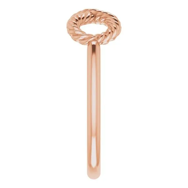Infinity-Inspired Rope Ring Image 4 Leslie E. Sandler Fine Jewelry and Gemstones rockville , MD