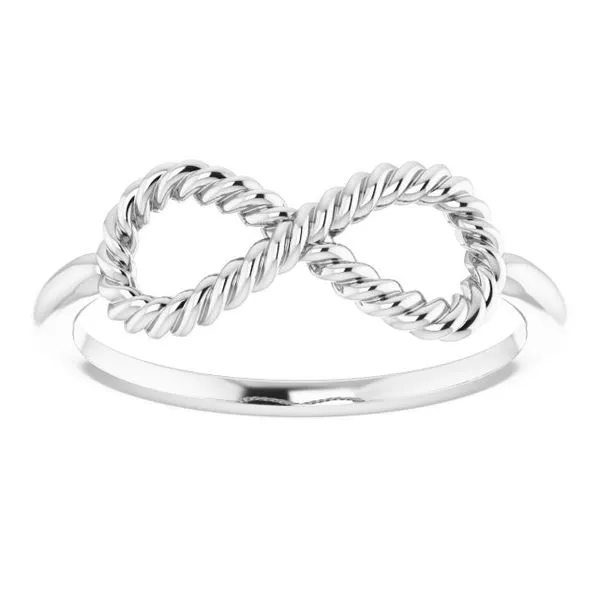 Infinity-Inspired Rope Ring Image 3 Milan's Jewelry Inc Sarasota, FL
