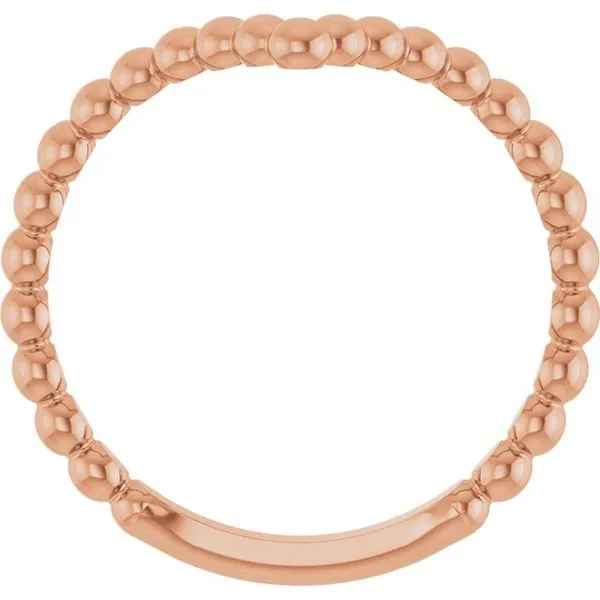 Beaded V Ring Image 2 James Wolf Jewelers Mason, OH
