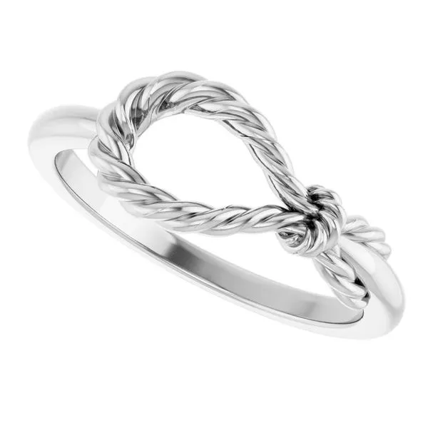Rope Knot Ring Image 5 James Wolf Jewelers Mason, OH
