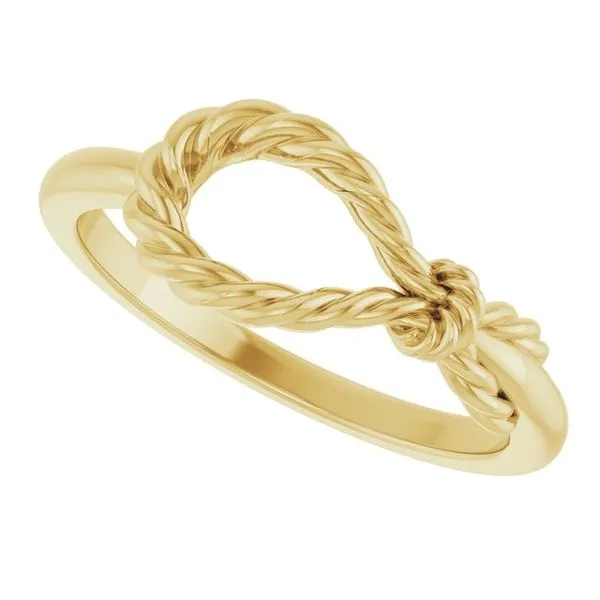 Rope Knot Ring Image 5 Milan's Jewelry Inc Sarasota, FL