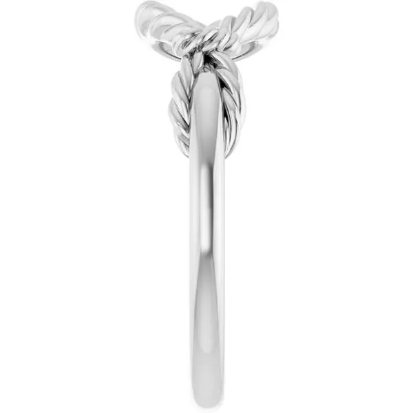 Rope Knot Ring Image 4 Rick's Jewelers California, MD