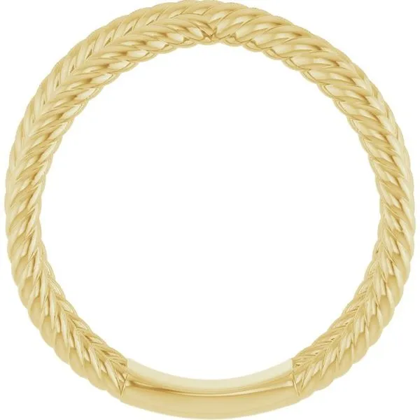 Rope Criss-Cross Ring Image 2 Milan's Jewelry Inc Sarasota, FL