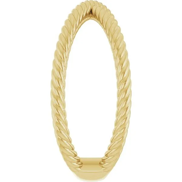 Rope Criss-Cross Ring Image 4 Milan's Jewelry Inc Sarasota, FL