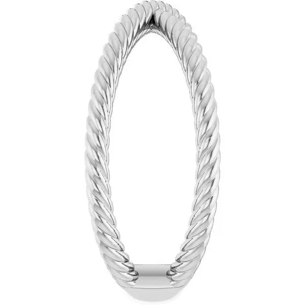 Rope Criss-Cross Ring Image 4 Milan's Jewelry Inc Sarasota, FL