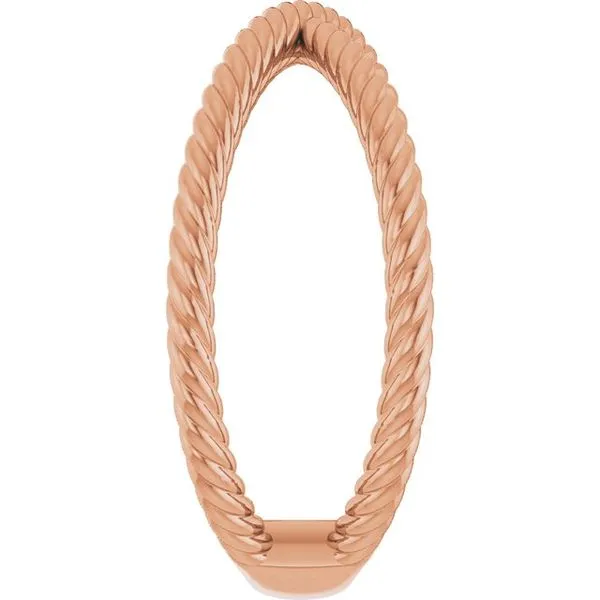 Rope Criss-Cross Ring Image 4 Milan's Jewelry Inc Sarasota, FL