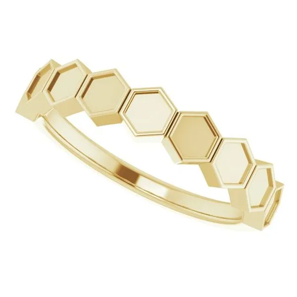 Stackable Geometric Ring Image 5 Mendham Jewelers Mendham, NJ