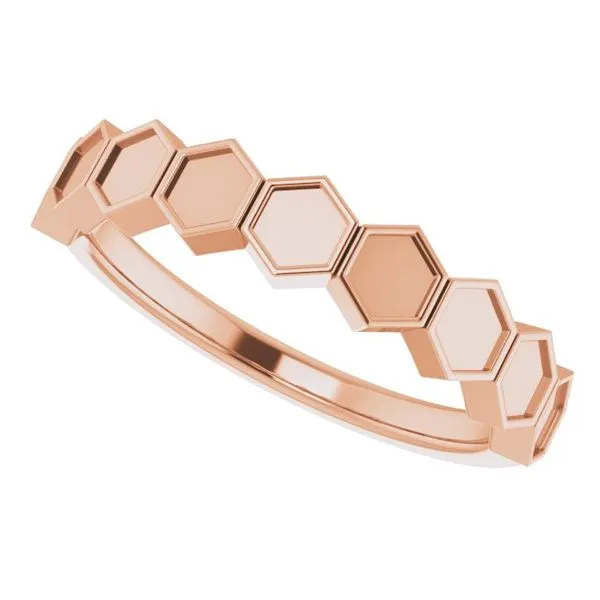 Stackable Geometric Ring Image 5 James Wolf Jewelers Mason, OH