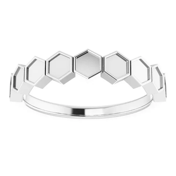 Stackable Geometric Ring Image 3 James Wolf Jewelers Mason, OH