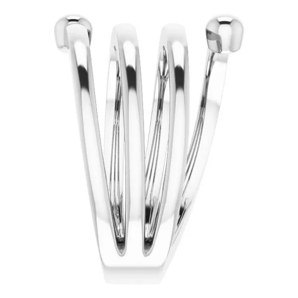 Negative Space Ring Image 4 James Wolf Jewelers Mason, OH