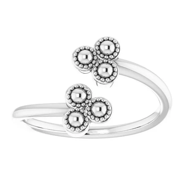 Beaded Negative Space Ring Image 3 Jerald Jewelers Latrobe, PA