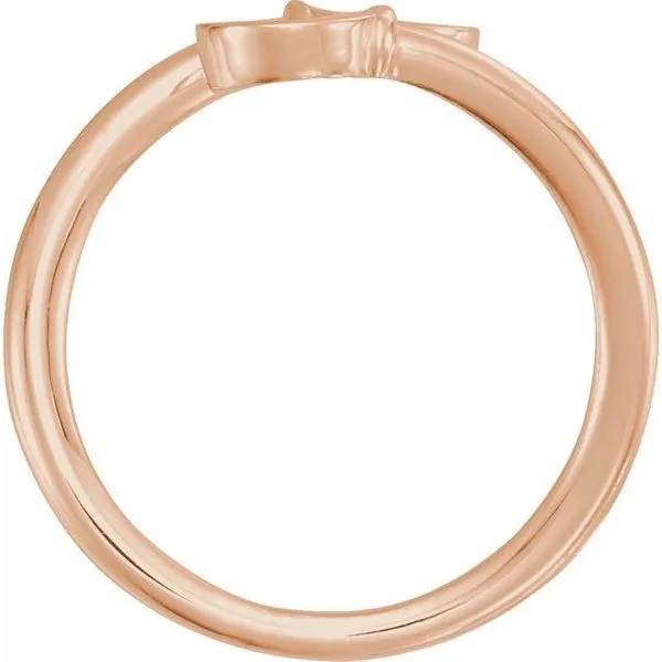 Engravable Bypass Signet Ring Image 2 M. J. Thomas Jewelers, Ltd. Stratford, CT