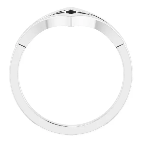 Negative Space V Ring Image 2 M. J. Thomas Jewelers, Ltd. Stratford, CT