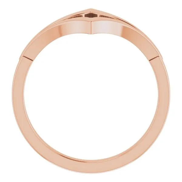 Negative Space V Ring Image 2 James Wolf Jewelers Mason, OH