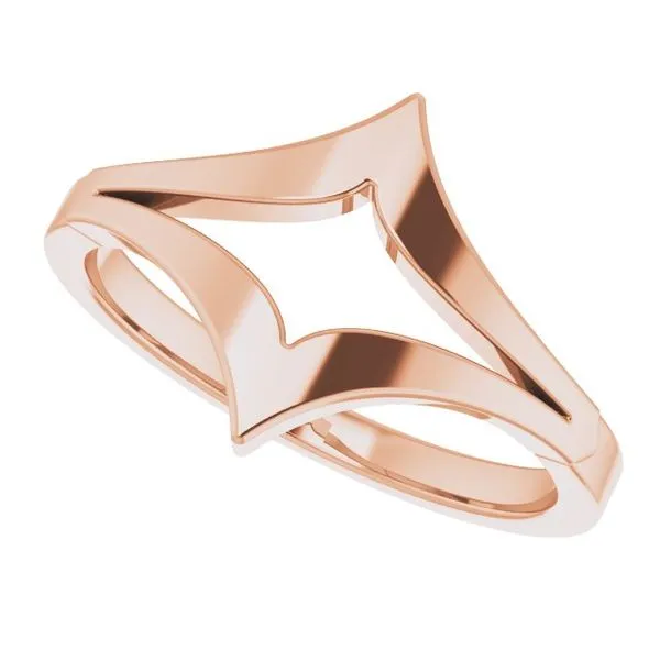 Negative Space V Ring Image 5 Arlene's Fine Jewelry Vidalia, GA